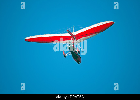 Motorizzato di minerale hangglider ultralight Foto Stock