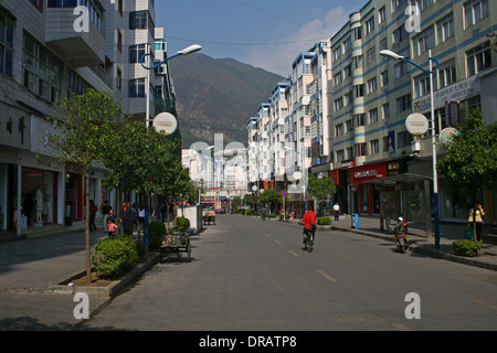 Scena di strada in Xiaguan, Dali, Cina Foto Stock