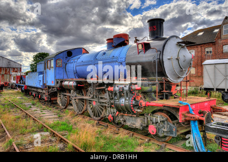 Treni a vapore Foto Stock