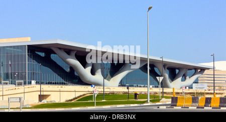 Il Qatar National Convention Center, QNCC, a Doha, in Qatar Foto Stock