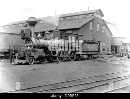 Louisville e Nashville Rail Road 4-4-0 "americana" locomotiva a vapore. Fotografato a Nashville, Kentucky, Stati Uniti d'America nel 1887/8. Foto Stock