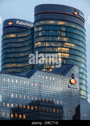 L'olandese Rabobank quartier generale nella città di Utrecht, Paesi Bassi Foto Stock
