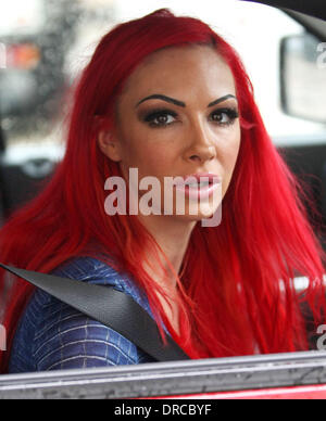 Jodie Marsh al ITV Studios di Londra - Inghilterra - 16.07.12 Foto Stock