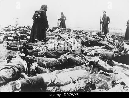 Morto austriaco sul Fronte Orientale, la Prima Guerra Mondiale Foto Stock