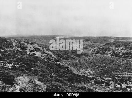 British attacco a Gallipoli WWI Foto Stock