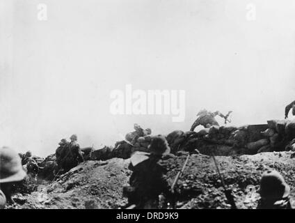 Attacco di Gallipoli WWI Foto Stock