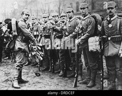 Mobilitazione tedesca della prima guerra mondiale Foto Stock