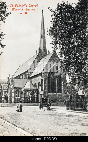 San Gabriele è la Chiesa, Warwick Square, Pimlico, Londra Foto Stock