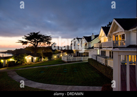 Piccolo fiume Inn su Mendocino County costa in California Foto Stock