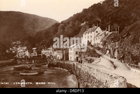 Mars Hill, Lynmouth, Devon Foto Stock