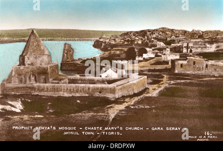 Mosul, Iraq - Mausoleo di Imam Yahya ibn al-Qasim Foto Stock