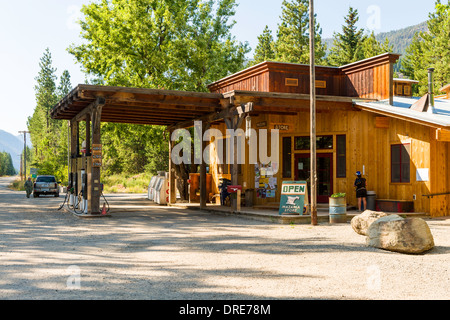 General store a Mazama, Washington, vicino a Washington la Statale 20. Foto Stock