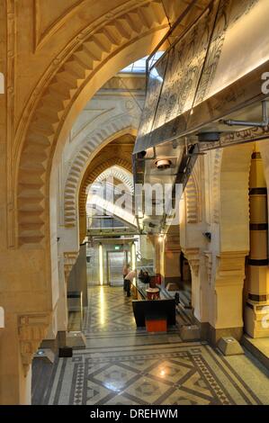 Il Cairo, Egitto -- Filephoto dei Manoscritti sezione della biblioteca presso il Museo di Arte Islamica Il Cairo Foto Stock