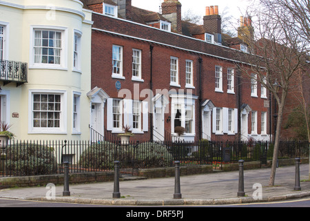 Charles Dickens Birthplace Museum, 393 vecchia strada commerciale, Portsmouth, Hampshire, Inghilterra, Regno Unito Foto Stock