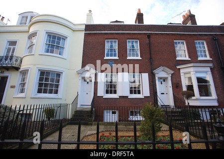 Charles Dickens Birthplace Museum, 393 vecchia strada commerciale, Portsmouth, Hampshire, Inghilterra, Regno Unito Foto Stock