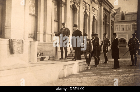 Il Kaiser Guglielmo II e Mehmed V della Turchia Foto Stock