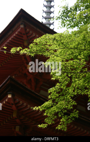 Pagoda in primavera Foto Stock