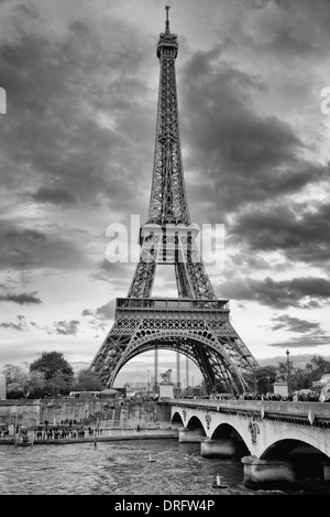 Torre Eiffel, Parigi Foto Stock