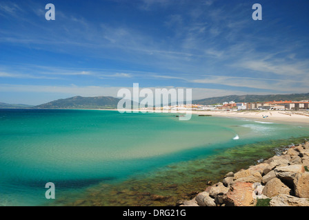 Windy baia di Tarifa Foto Stock