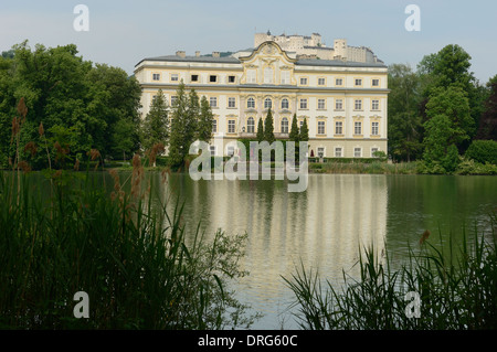 Leopoldskron Palace. Utilizzata come "Trapp Family Villa' nel film "Il suono della musica". Salisburgo. Austria Foto Stock