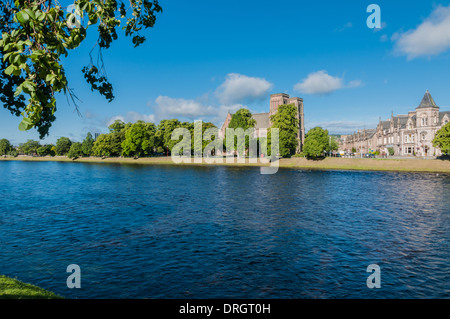 Inverness Cathedral o chiesa cattedrale di St Andrew Highland Inverness Scozia Scotland Foto Stock