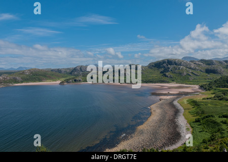 Le spiagge intorno Gruinard Bay nr Paisley Ross & Cromarty Highland Scozia Scotland Foto Stock