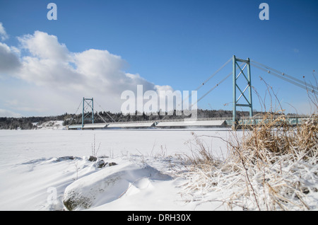 Sospensione Ponte Nuovo Brunswick Foto Stock