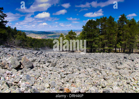 Rio de Piedras, Sierra del Tremedal, Teruel Aragona, Spagna Foto Stock