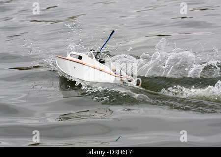 Ninfa del mare modello di stile imbarcazione a motore Foto Stock