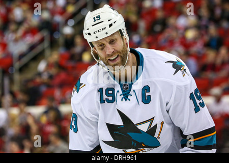 San Jose Sharks center Joe Thornton Foto Stock