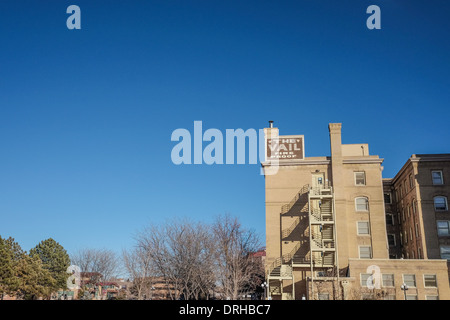 Il velo a prova di fuoco Hotel in Pueblo, Colorado. Foto Stock