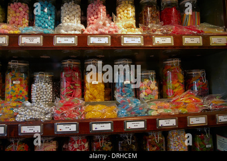 La notevole negozio di dolci, Arrowtown, Otago, Isola del Sud, Nuova Zelanda Foto Stock