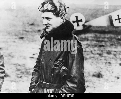 Il barone Manfred von Richthofen, Tedesco air ace, WW1 Foto Stock