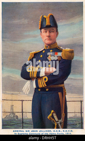L ammiraglio sir John Jellicoe, ritratto. Foto Stock