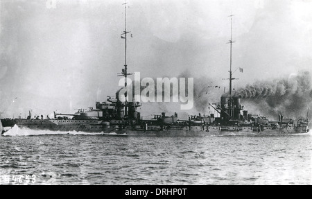 Dreadnought italiana corazzata Dante Alighieri Foto stock Alamy