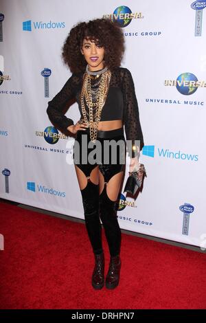 Los Angeles, California, USA. 26 gen 2014. Jetta assiste Universal Music Group Post Grammy Party su gennaio 26th, 2014 presso il Teatro di asso in Los Angeles, California, US Credit: © TLeopold/Globe foto/ZUMAPRESS.com/Alamy Live News Foto Stock