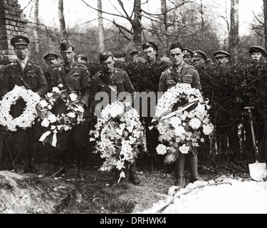 Funerali di Manfred von Richthofen, WW1 Foto Stock