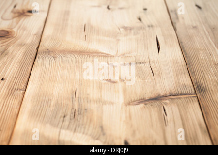Texture di legno per lo sfondo. Brown tavolo in legno Foto Stock
