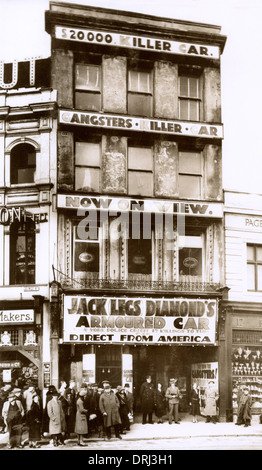 La mostra delle auto del gangster gambe Jack Diamond Foto Stock