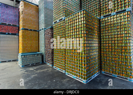 Stati Uniti d'America,Florida,Tampa,pattini di birra in un magazzino, un sigaro birreria della città Foto Stock