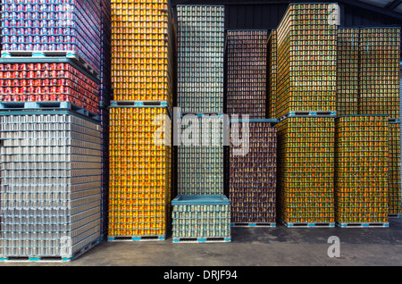 Stati Uniti d'America,Florida,Tampa,pattini di birra in un magazzino, un sigaro birreria della città Foto Stock