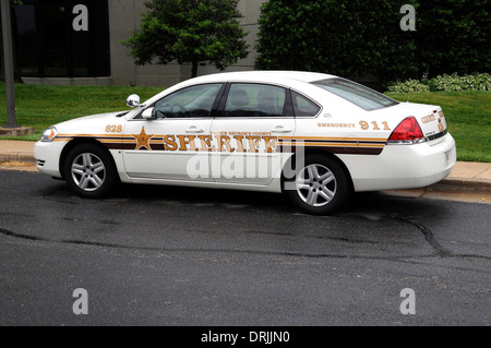 Un Prince George County, Maryland Sheriff's cruiser Foto Stock