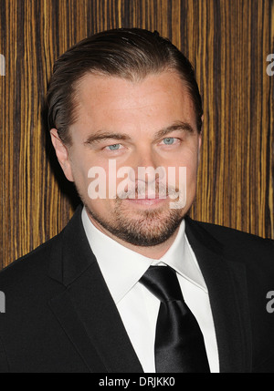 Leonardo dicaprio noi attore di cinema nel gennaio 2014. Foto di Jeffrey Mayer Foto Stock