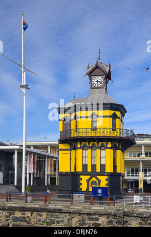 Torre dell'Orologio, Lungomare Victoria and Alfred, centro turistico, Capetown, west cape, Western Cape, Sud Africa, Africa, Victoria u Foto Stock