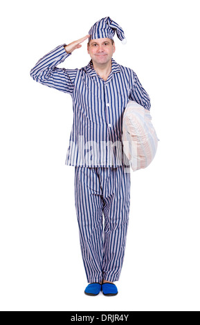 Salutate in pigiama Foto Stock