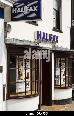 Halifax Building Society vetrina, Inghilterra Foto Stock