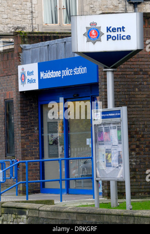 Maidstone Kent, Inghilterra, Regno Unito. Maidstone stazione di polizia in Palace Avenue Foto Stock