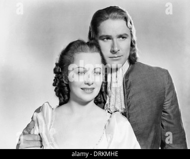 Capitano sangue 1935 Warner Bros film con Olivia de Havilland e Errol Flynn Foto Stock