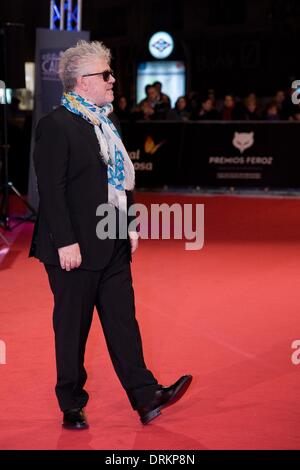 Madrid, Spagna. 27 gennaio, 2014. L'attrice pone il photocall di Feroz Awards, premiato dall'Associazione dei widget di pellicola in Spagna. Tenuto a Callao cinema di Madrid. Foto: Oscar Gonzalez/NurPhoto Credito: Oscar Gonzalez/NurPhoto/ZUMAPRESS.com/Alamy Live News Foto Stock