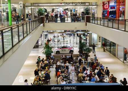 Miami Florida,Aventura,Aventura Mall,multilivello,Bloomingdale's,grandi magazzini,ancora,shopping shopper shopping negozi mercati di mercato marketplac Foto Stock